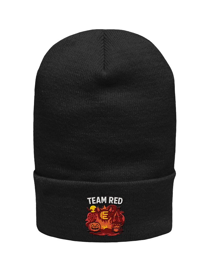 Team Red Embroidered Beanie product image (8)