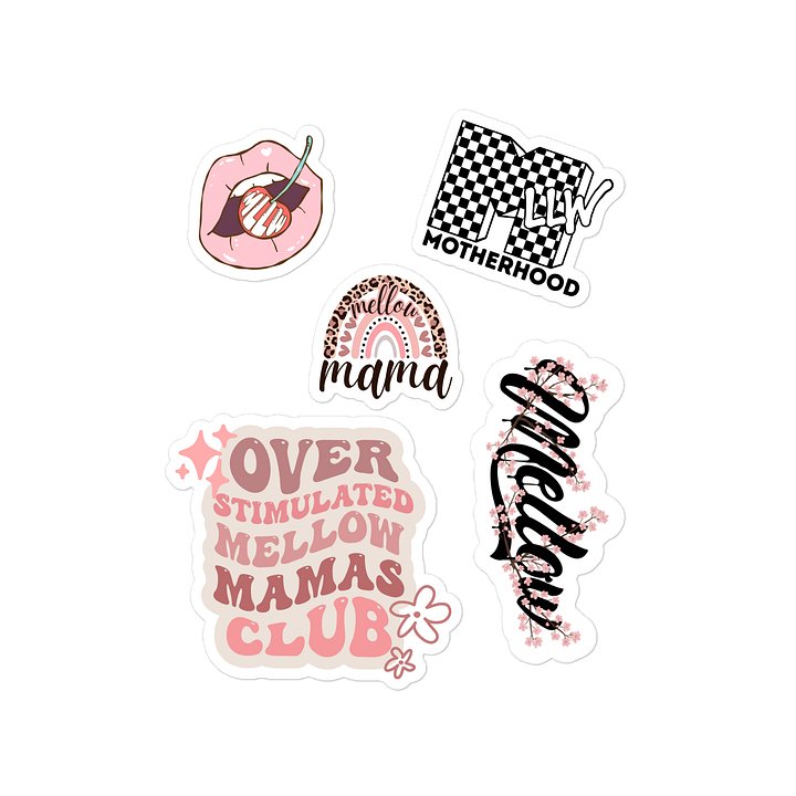 Assorted Vinyl Sticker Pack (5pc) product image (1)