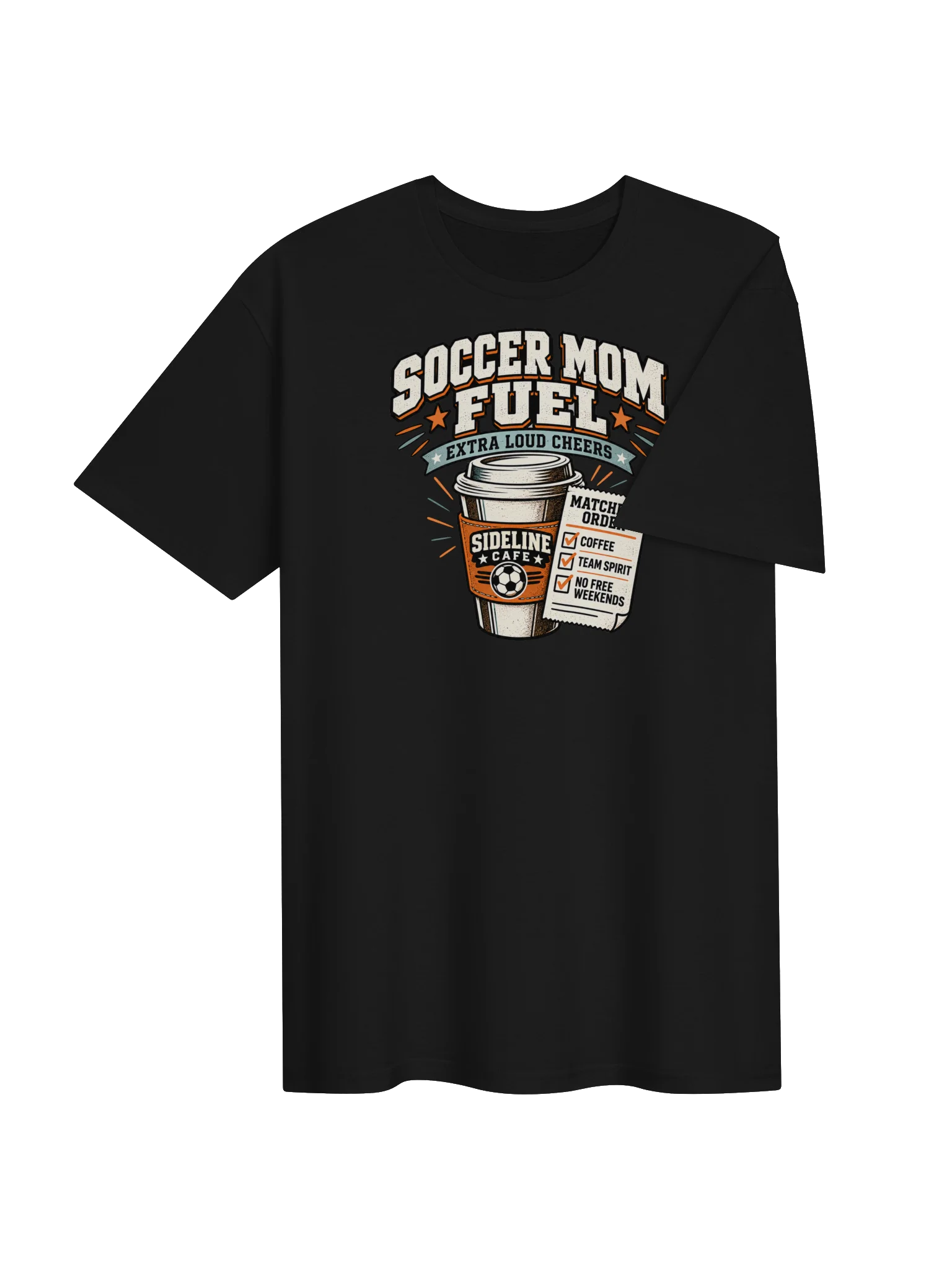 Soccer Mom Fuel Sideline Coffee Tee product image (32)