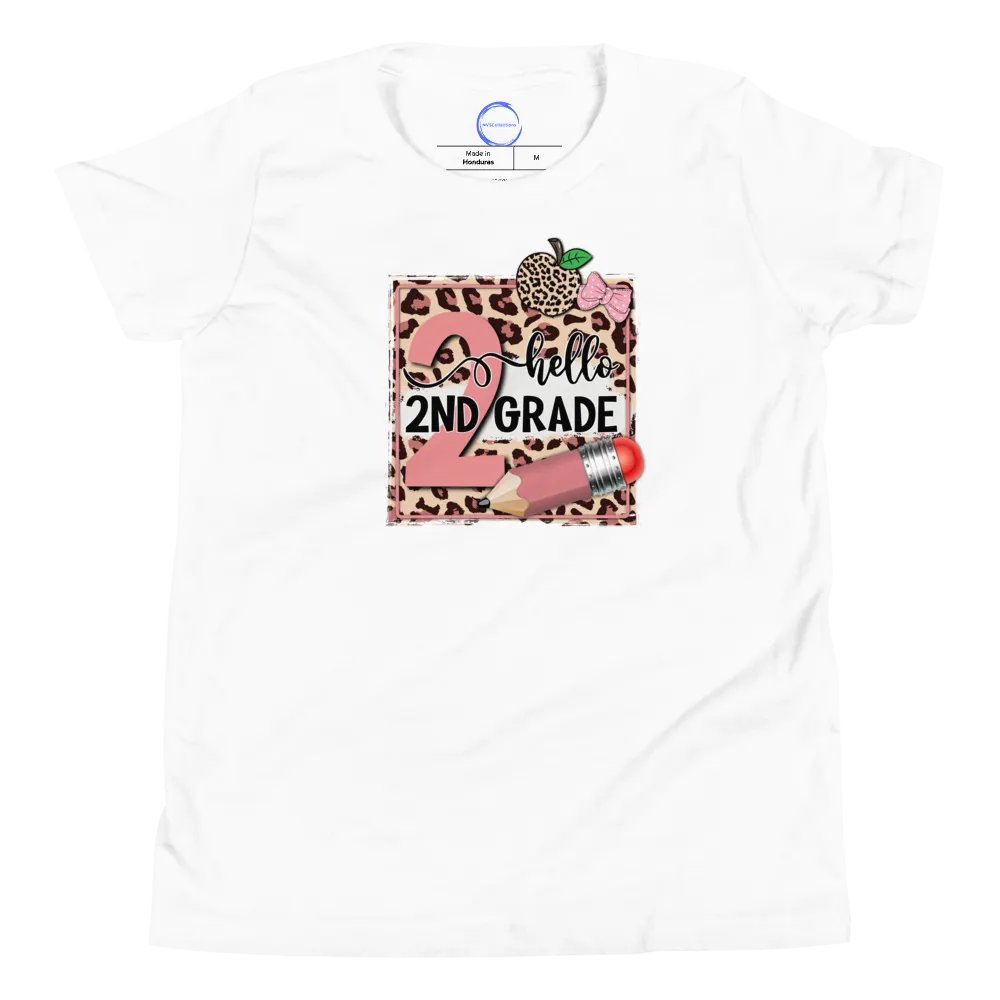 Leopard Print 2nd Grade Welcome T-Shirt product image (2)