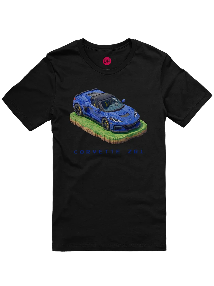 Purple Corvette ZR1 Shirt (Pixel, Retro, Minecraft) product image (3)
