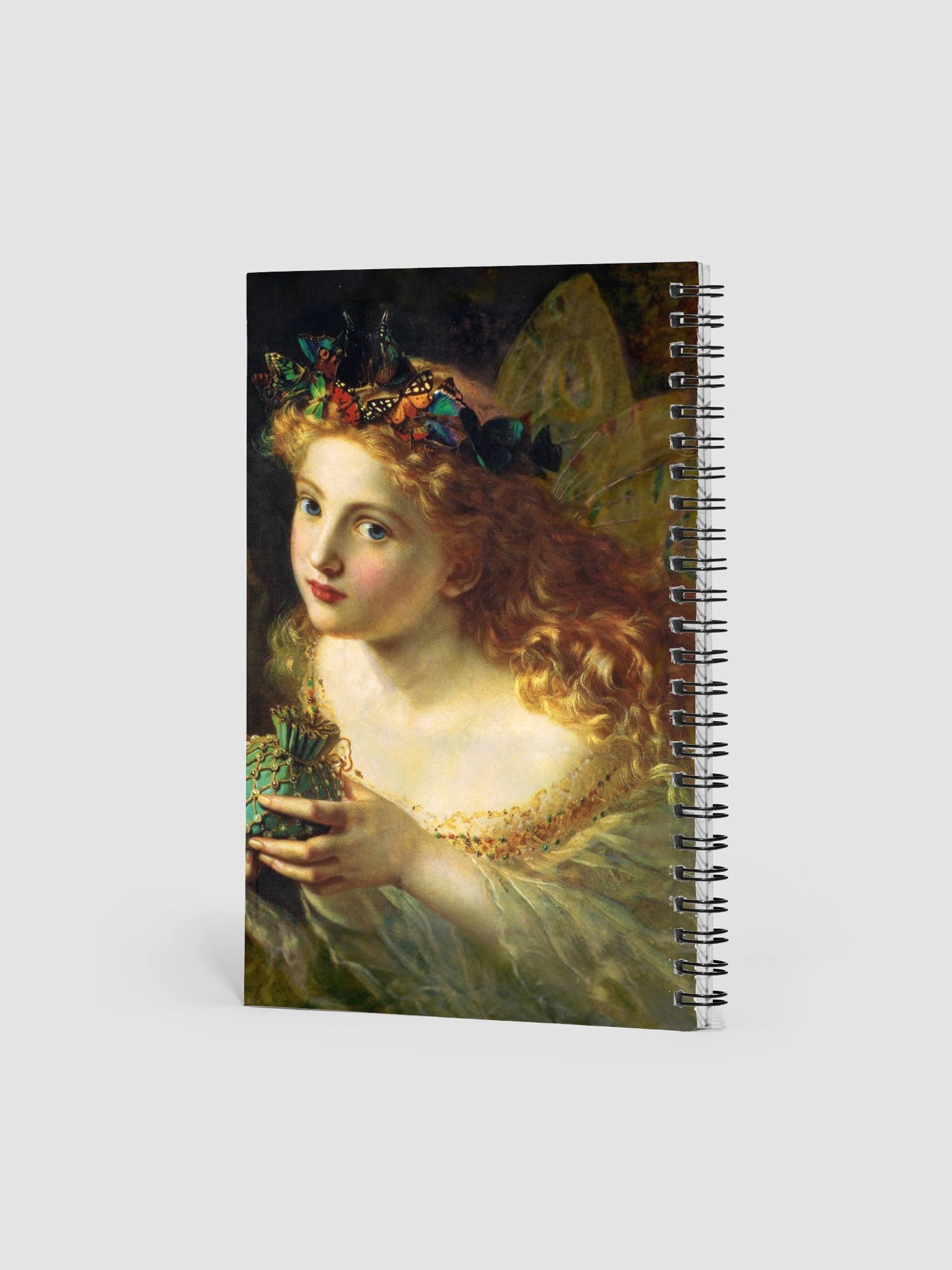 "A Portrait of a Fairy" by Sophie Gengembre Anderson Spiral Notebook product image (2)