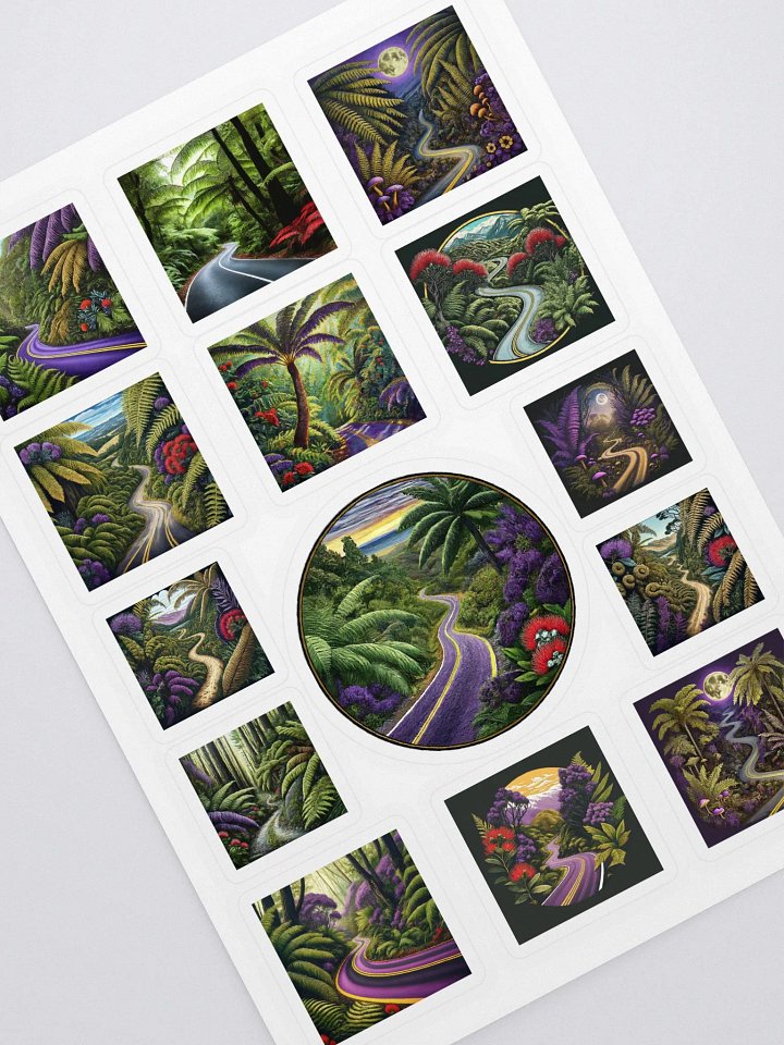 Akatarawa Road Rambles Sticker Sheet product image (1)