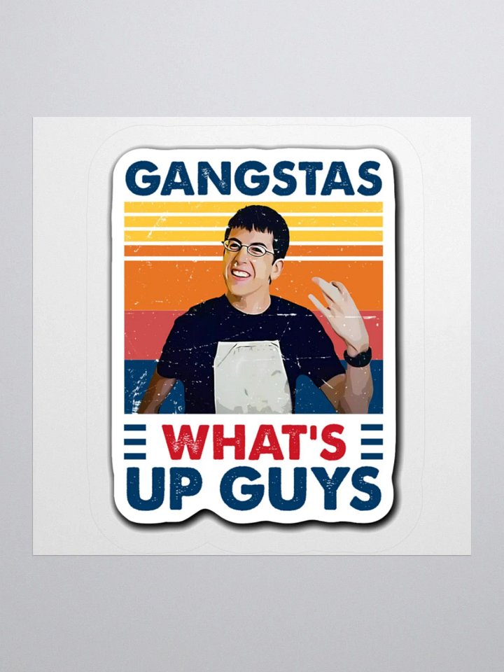 SuperbadMcLovin Gangstas Slap Sticker product image (1)