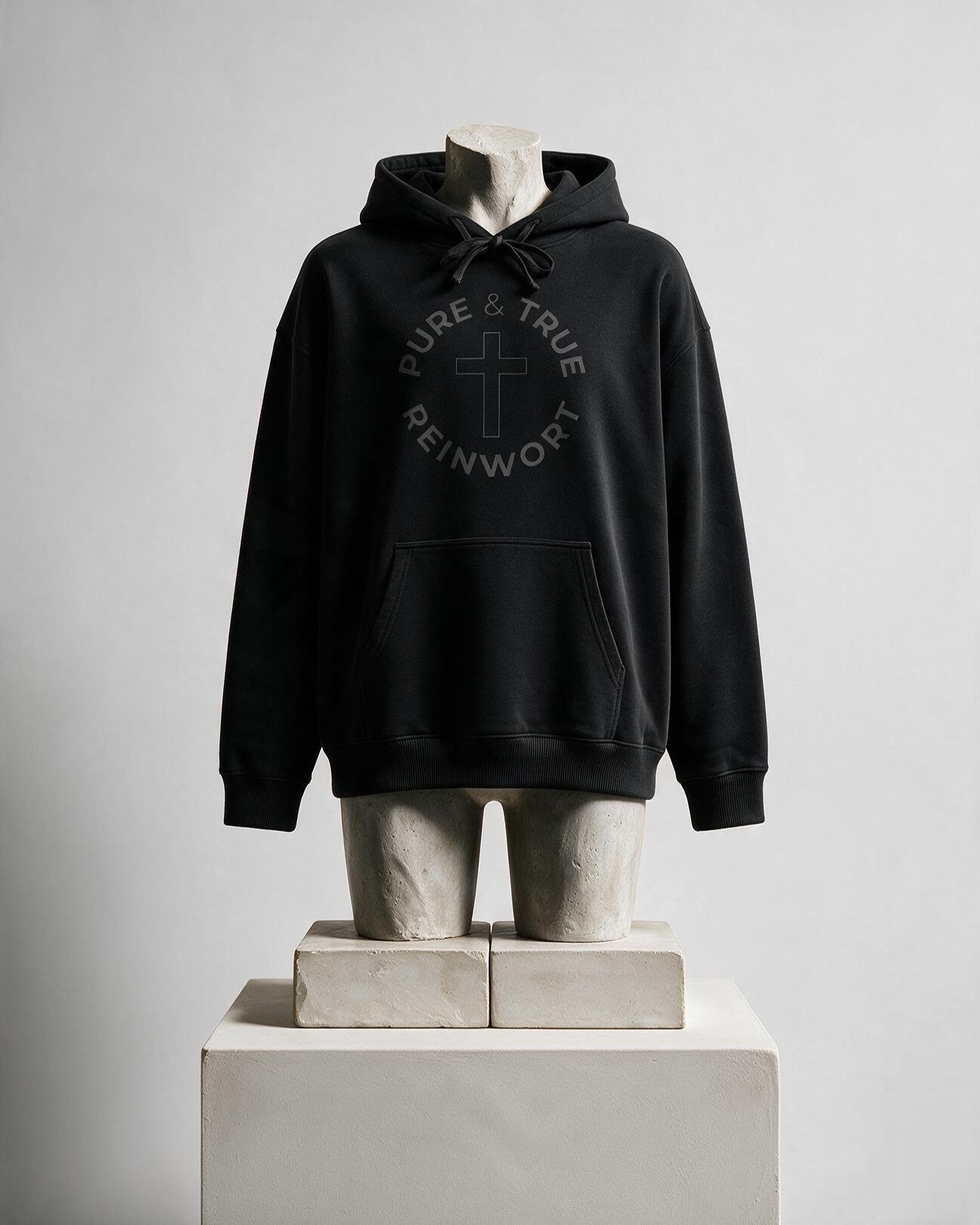 ID FUSION P&T ORGANIC-BLEND OVERSIZED HOODIE DARK product image (1)