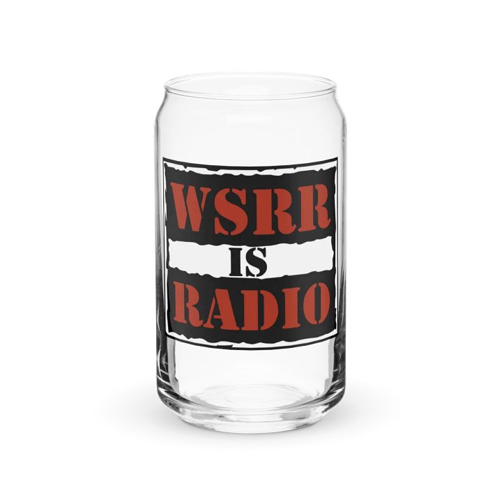 WSRR IS RADIO: Can-Shaped Glass product image (2)