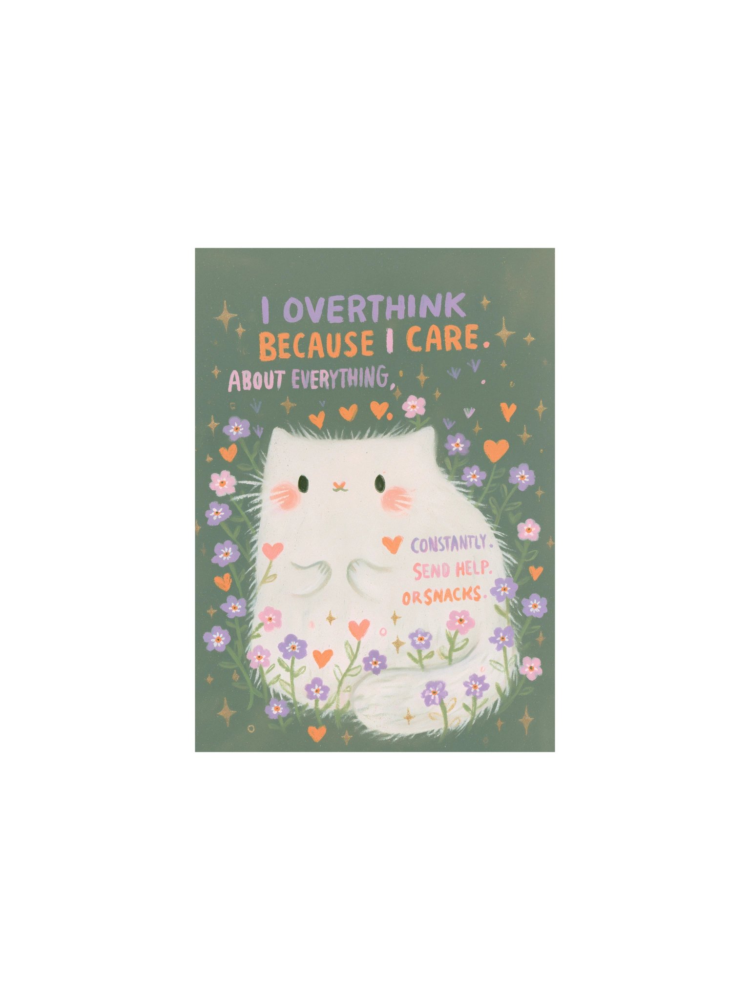 Overthink Cat Poster product image (7)