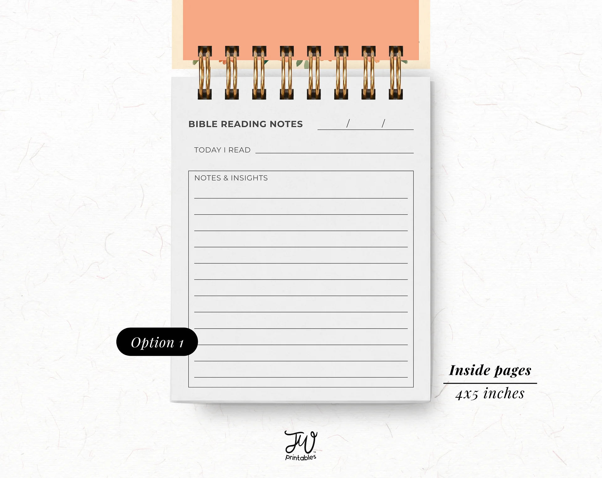 Notes From Jehovah's Word Mini Jotter Notebook product image (2)