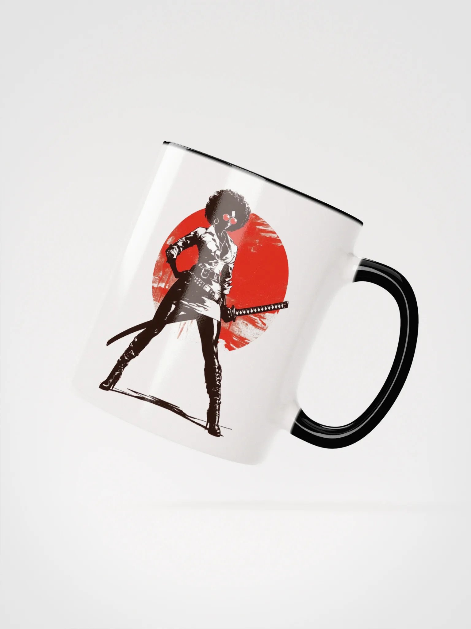 Black Sword Woman Ceramic Mug product image (2)