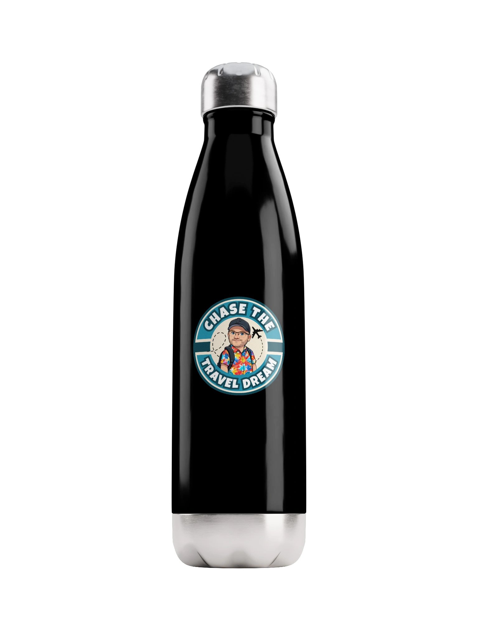 Chase The Travel Dream Stainless Steel Water Bottle product image (1)