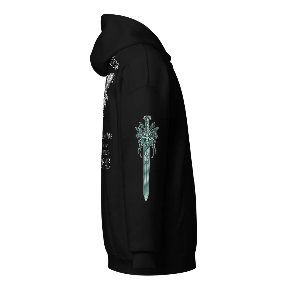 SharpTattoos @ StregaRose (Teal) Zip Hoodie product image (7)