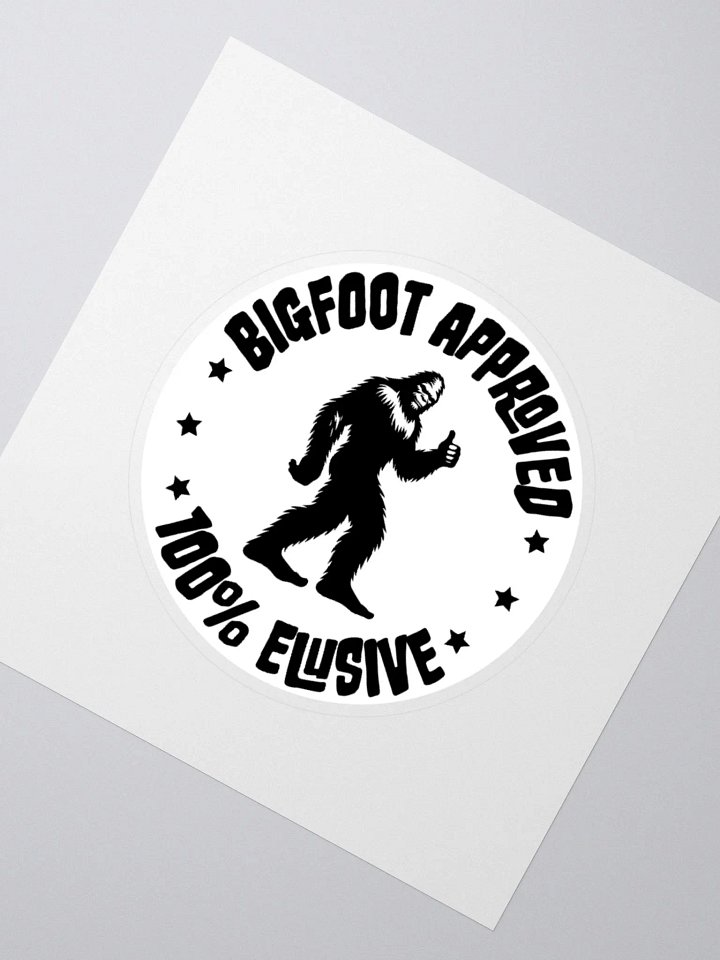Bigfoot Approved Retro Sticker product image (6)