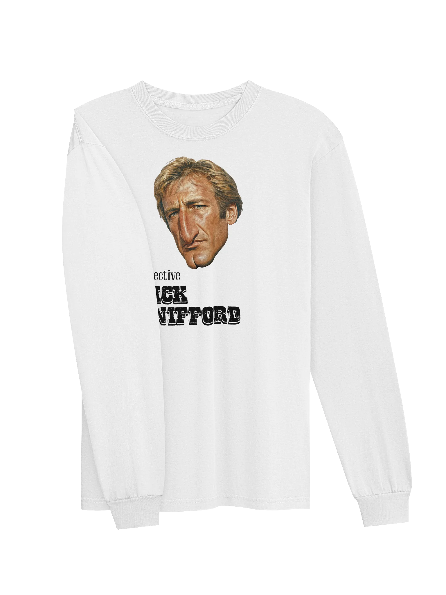 Dick Snifford Portrait Long Sleeve T-Shirt product image (35)