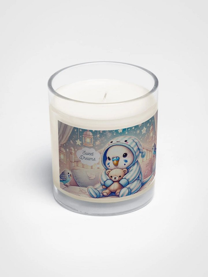 Sweet Dreams Parakeet – Soy Wax Candle in Clear Glass Jar 6 product image (2)