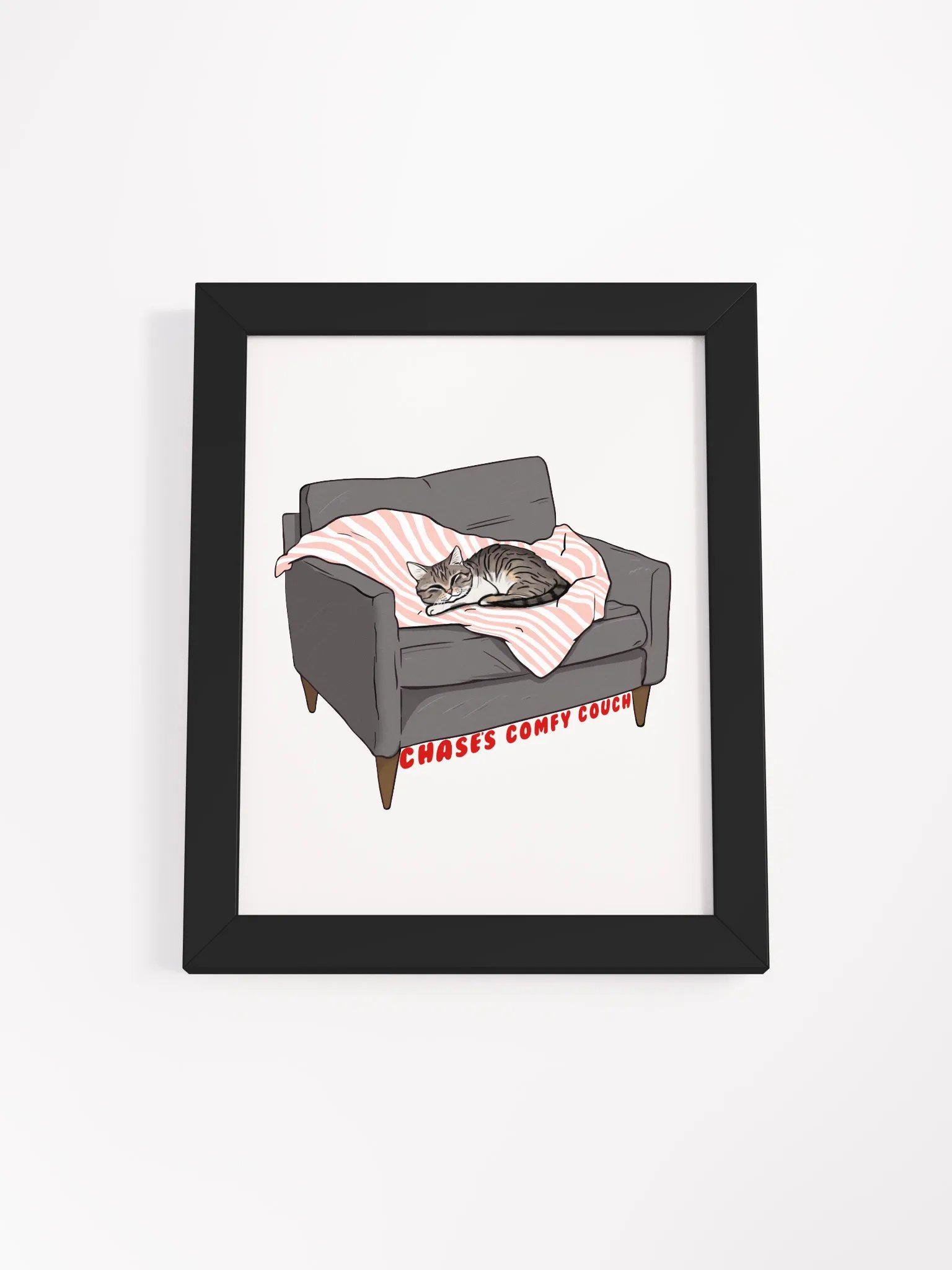Chase's Comfy Couch Framed Art product image (1)