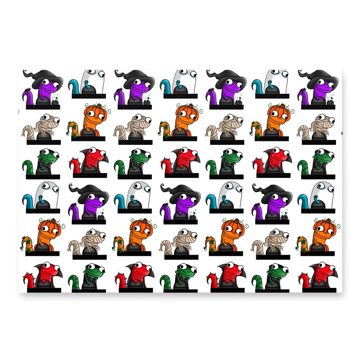 Lizardween Wrapping Paper product image (2)