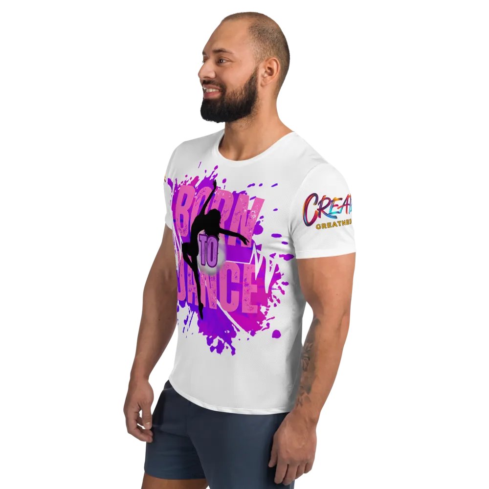 Born to Dance Her Silhouette Huge Print Athletic Tee product image (8)