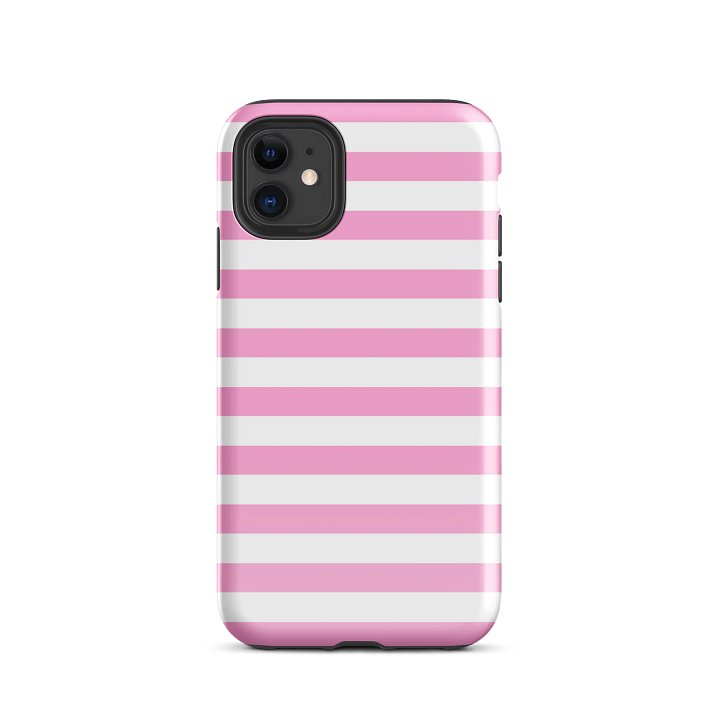 pink stripe i phone case product image (55)