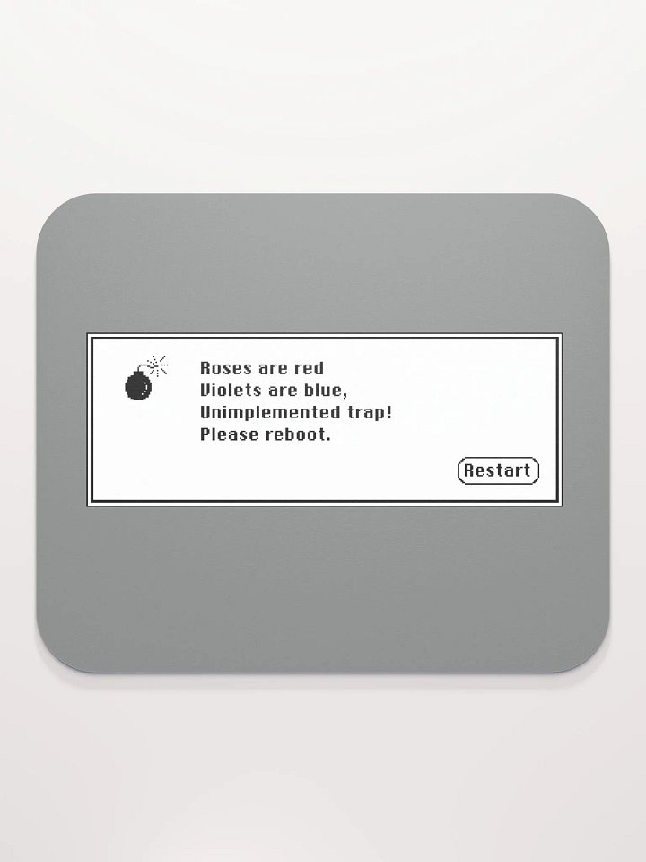 Unimplemented Trap Poem Mouse Pad product image (2)