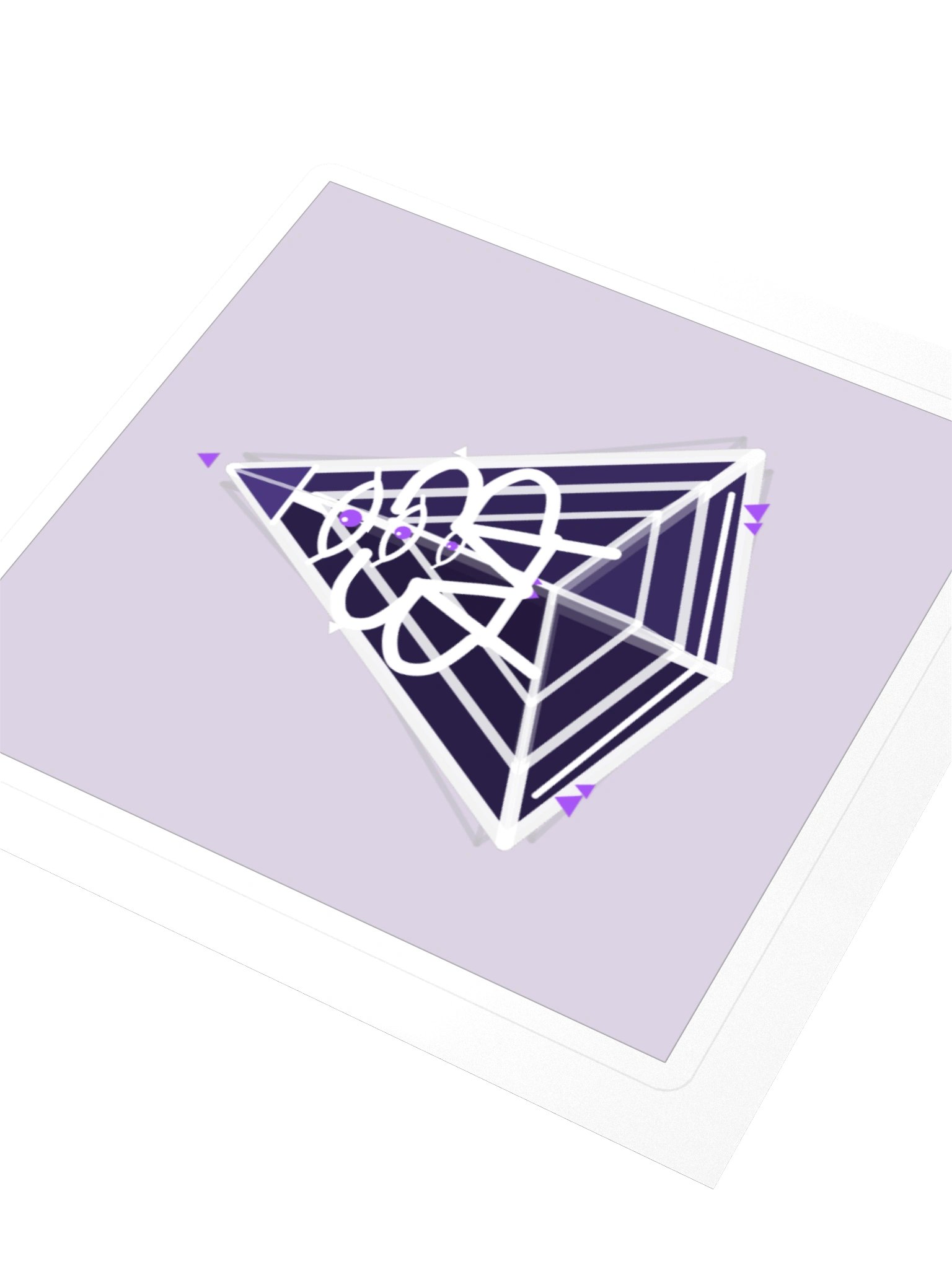 AMP-33 6D Pyramid — Block Sticker product image (3)