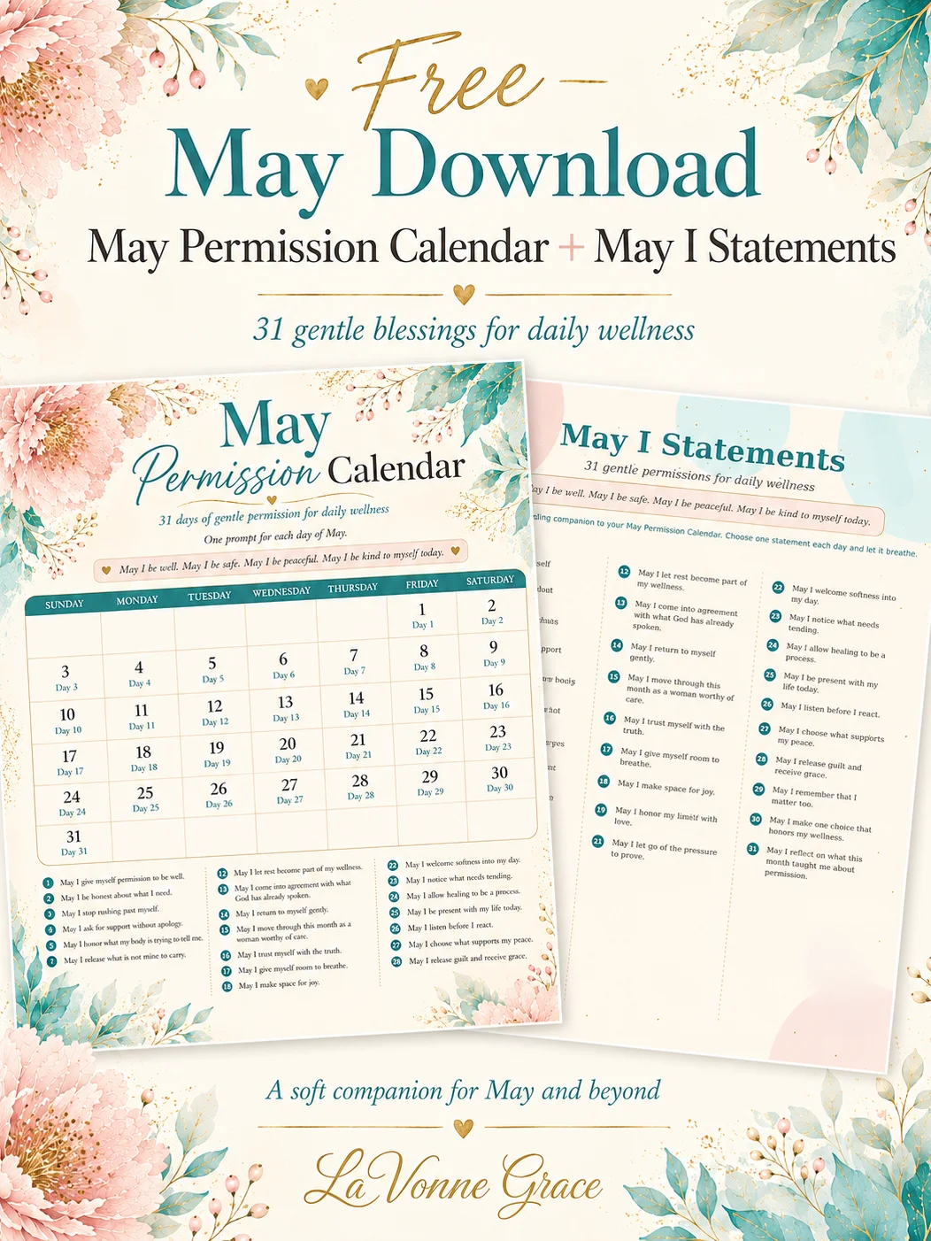 May Permission Calendar + May I Statements product image (1)