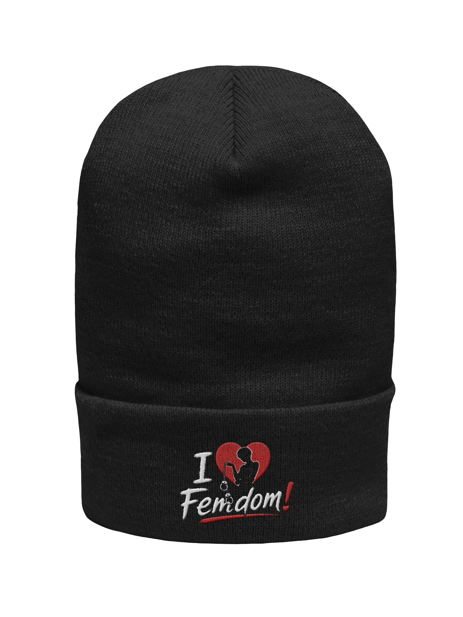 I Love Femdom! – Yupoong Cuffed Beanie im Gothic Streetwear Style product image (2)