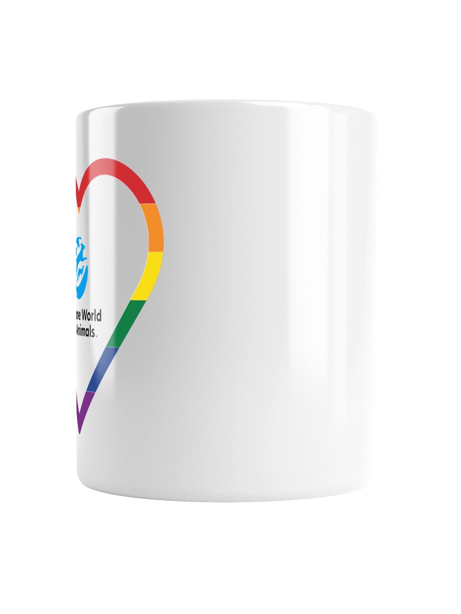Rainbow heart logo - Mug product image (2)