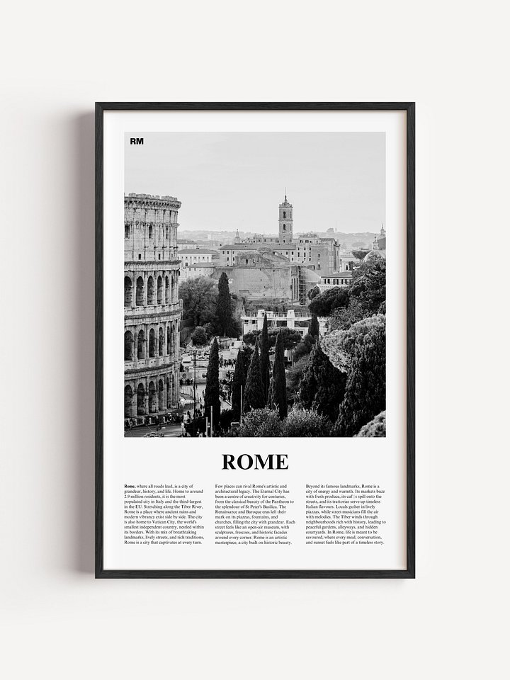 Rome 02 Newspaper Poster product image (1)
