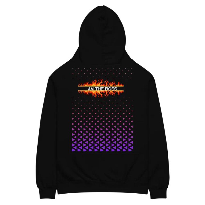 Glitch Flame Unisex Oversized Hoodie product image (2)