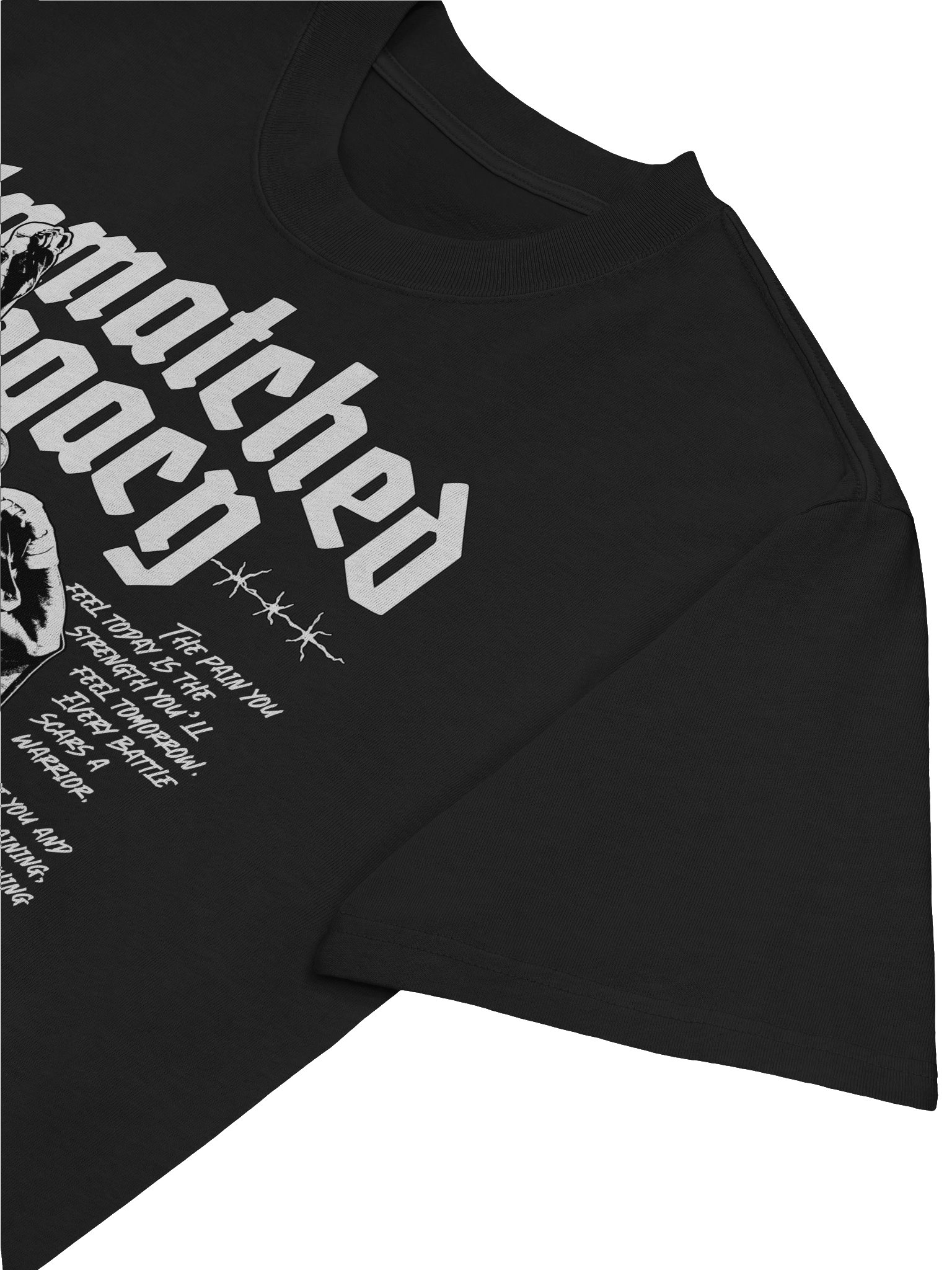 Oversized Black T-shirt - Unmatched Legacy product image (5)