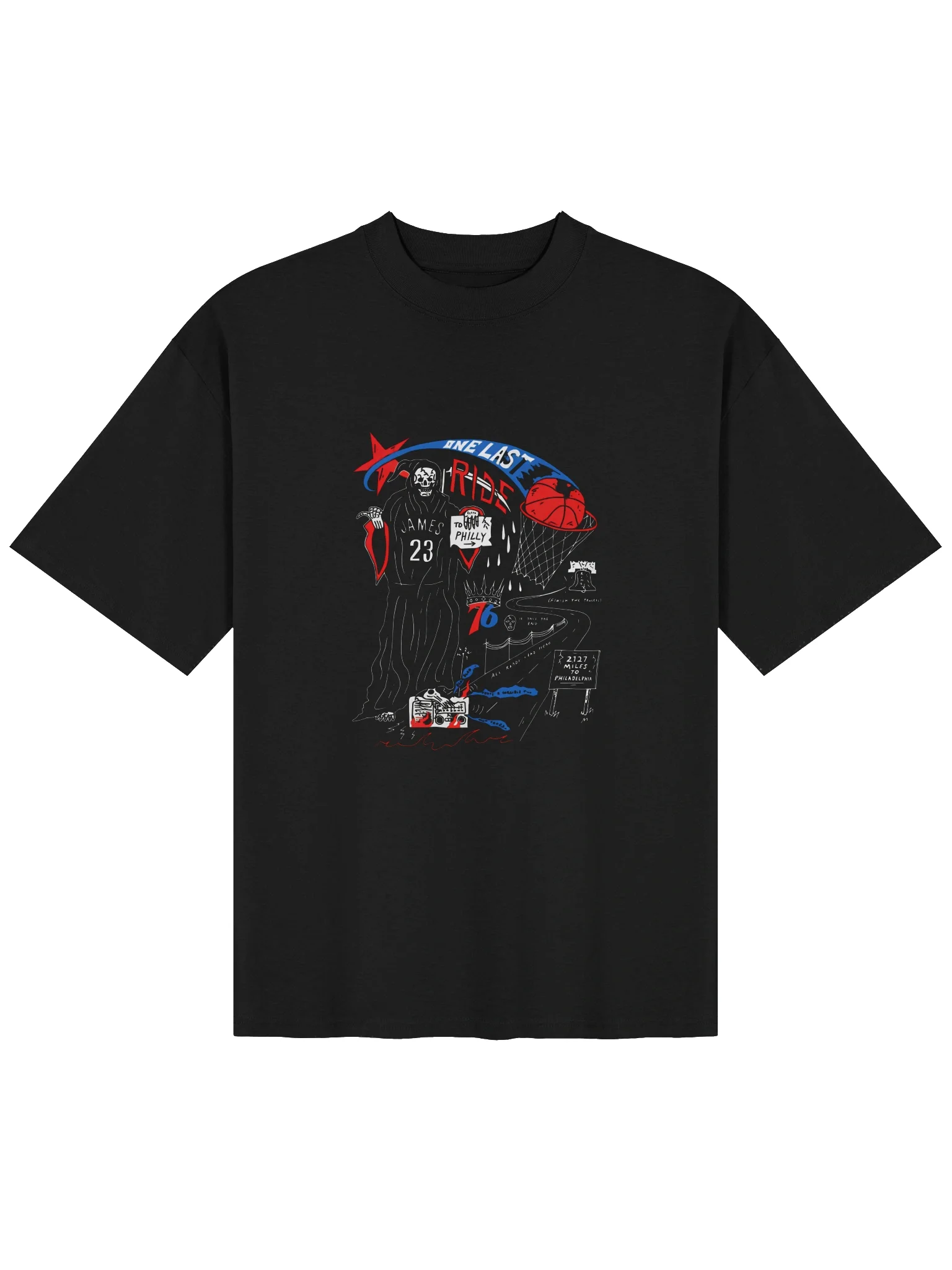LeBron James Philadelphia 76ers One Last Ride Shirt product image (13)