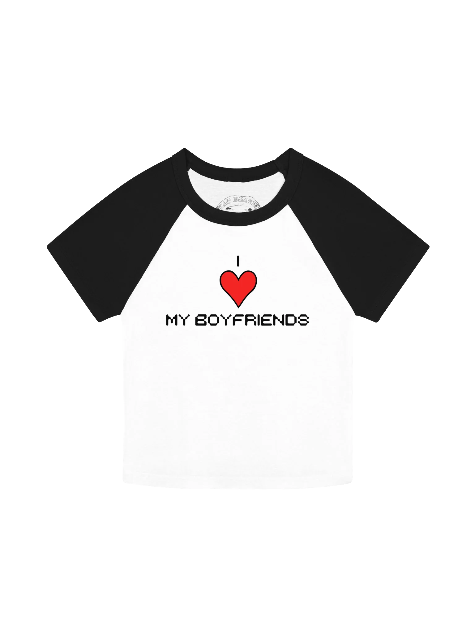 I Love My Boyfriends Women's Raglan Tee product image (1)