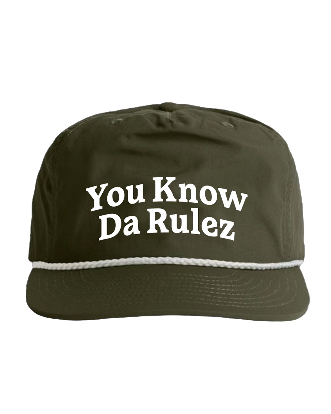 RULEZ SNAP BACK HAT -OLIVE product image (1)