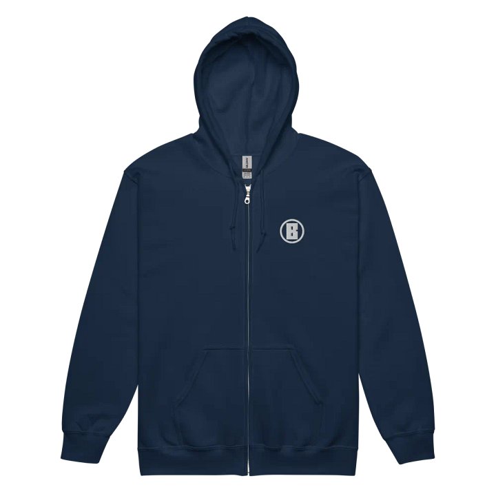 Embroidered Zip Up Hoodie - Unisex product image (2)