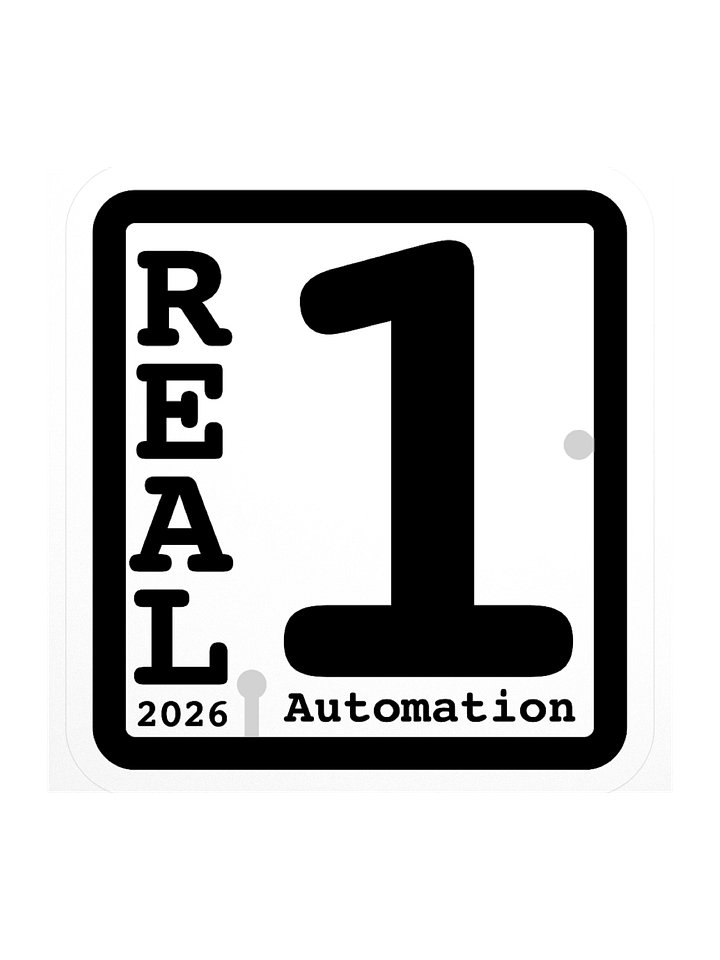REAL 1 Sticker product image (1)