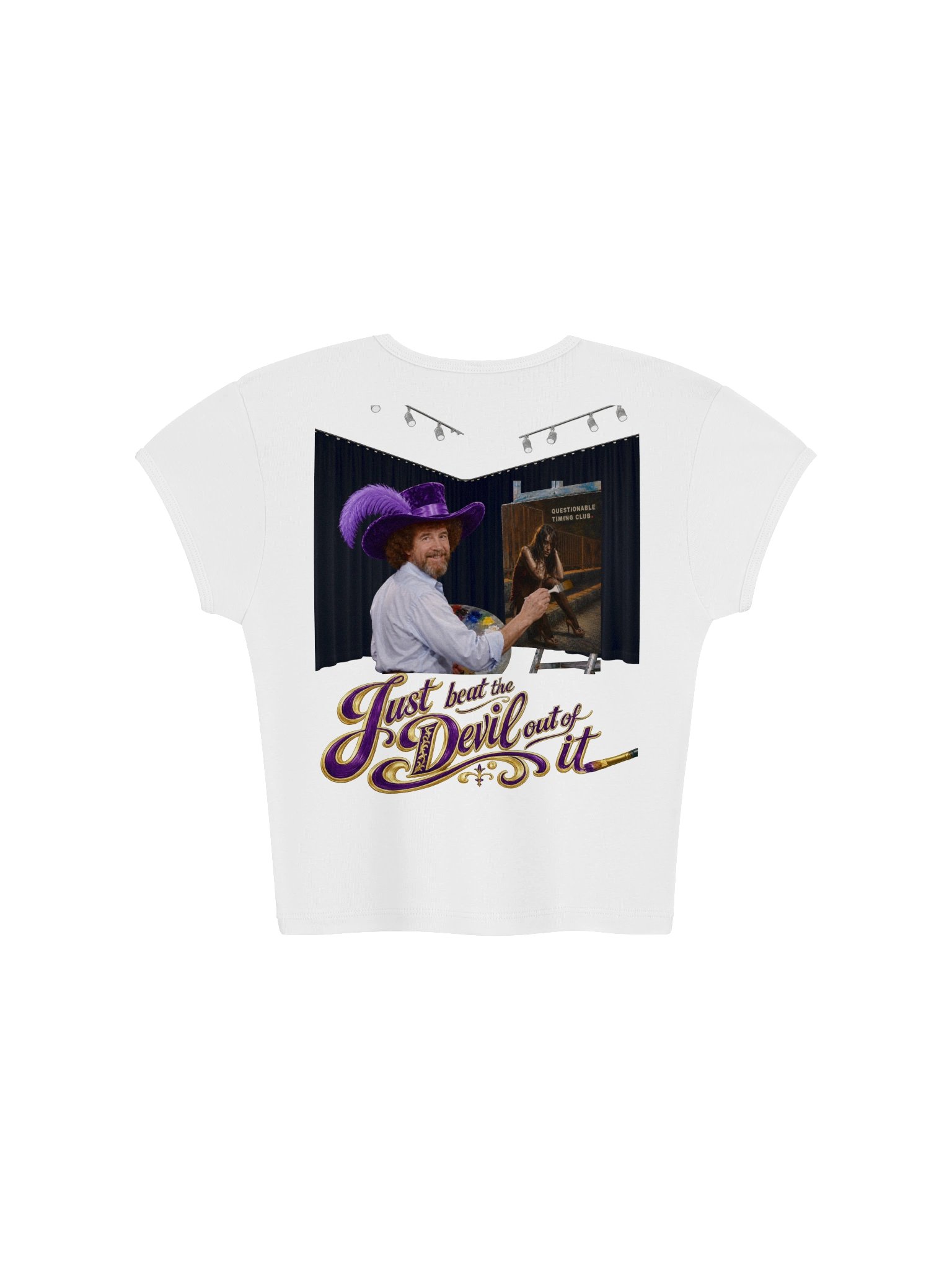 Beat The Devil Out of It | Baby Tee Crop QTC product image (26)