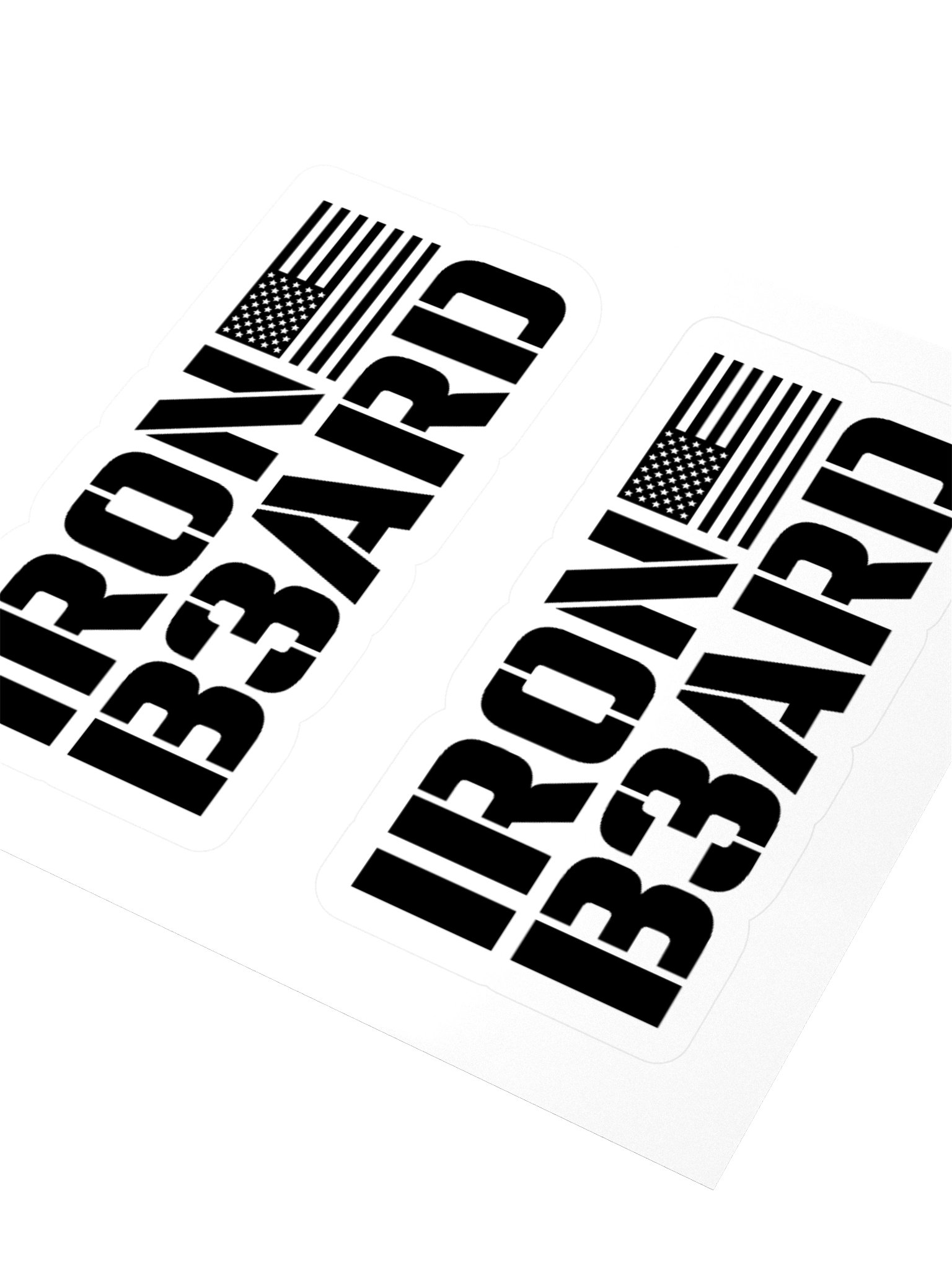 IR0N B3ARD Stickers Black product image (8)