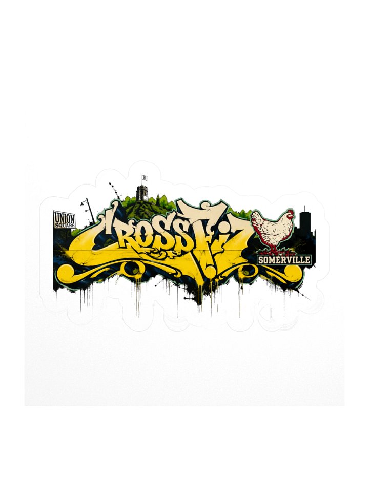 CFSV Graffiti red-chicken Sticker product image (1)