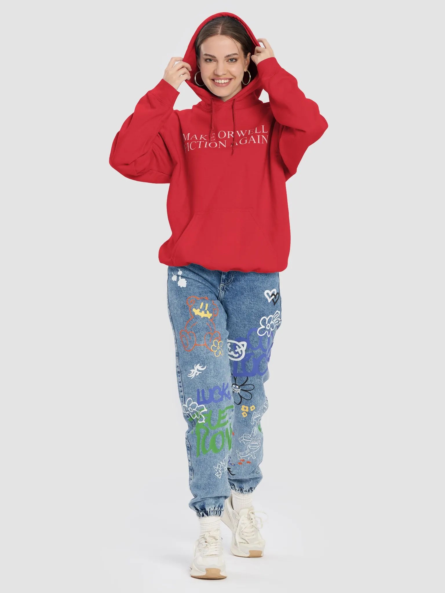 Make Orwell fiction again Hoodie product image (8)