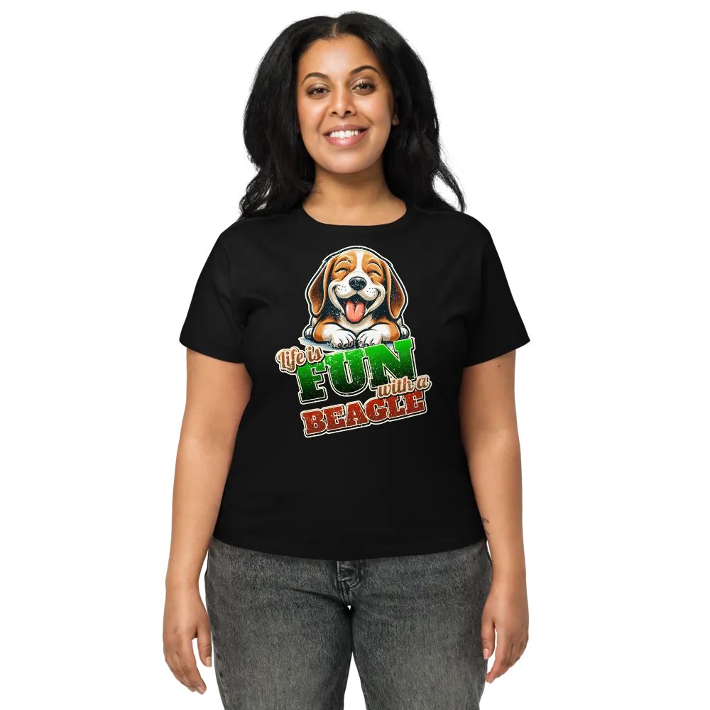 Fun Beagle Smiles Women's Tee product image (10)