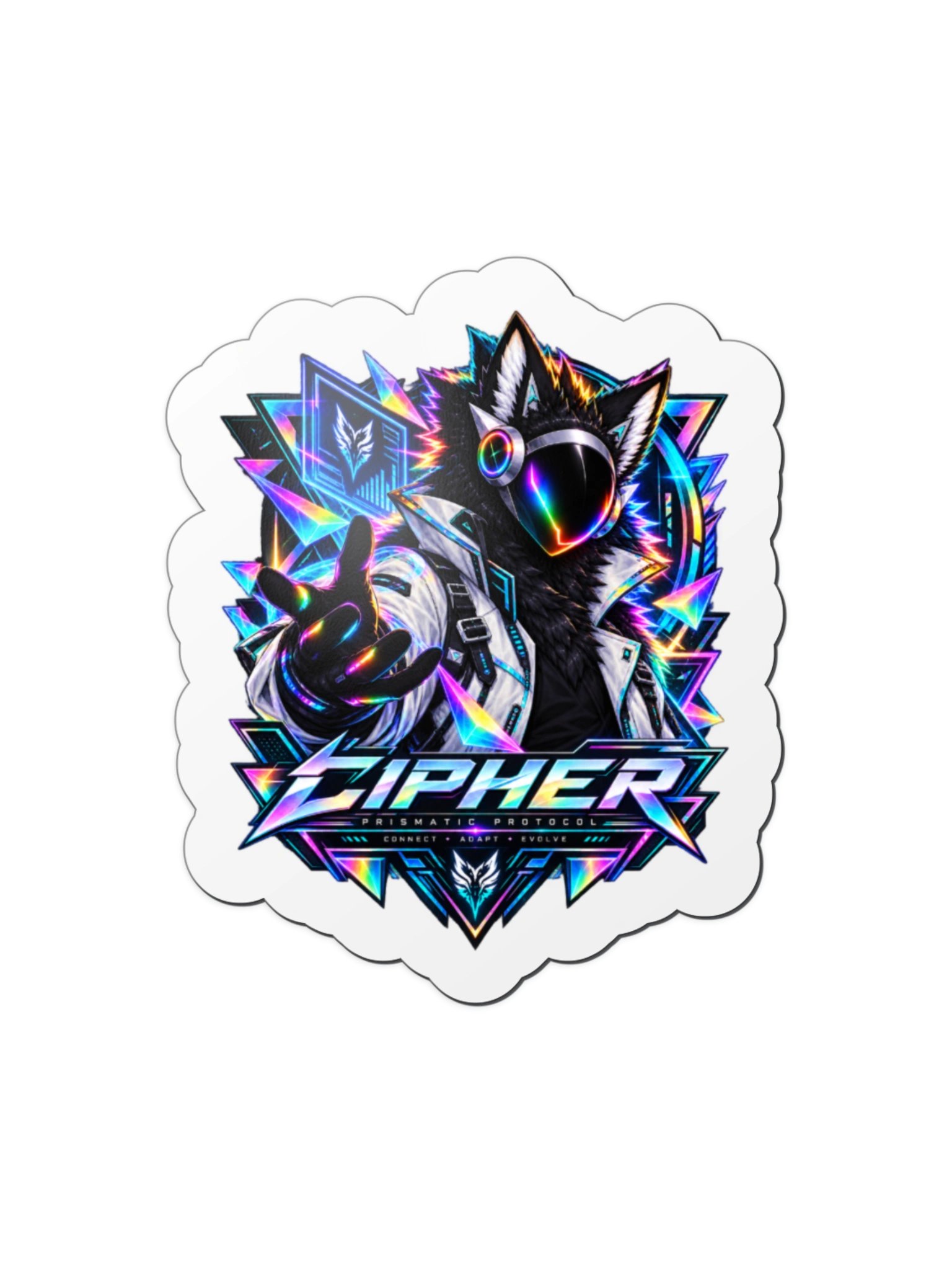 Cipher the Protogen Hacker Magnet product image (2)