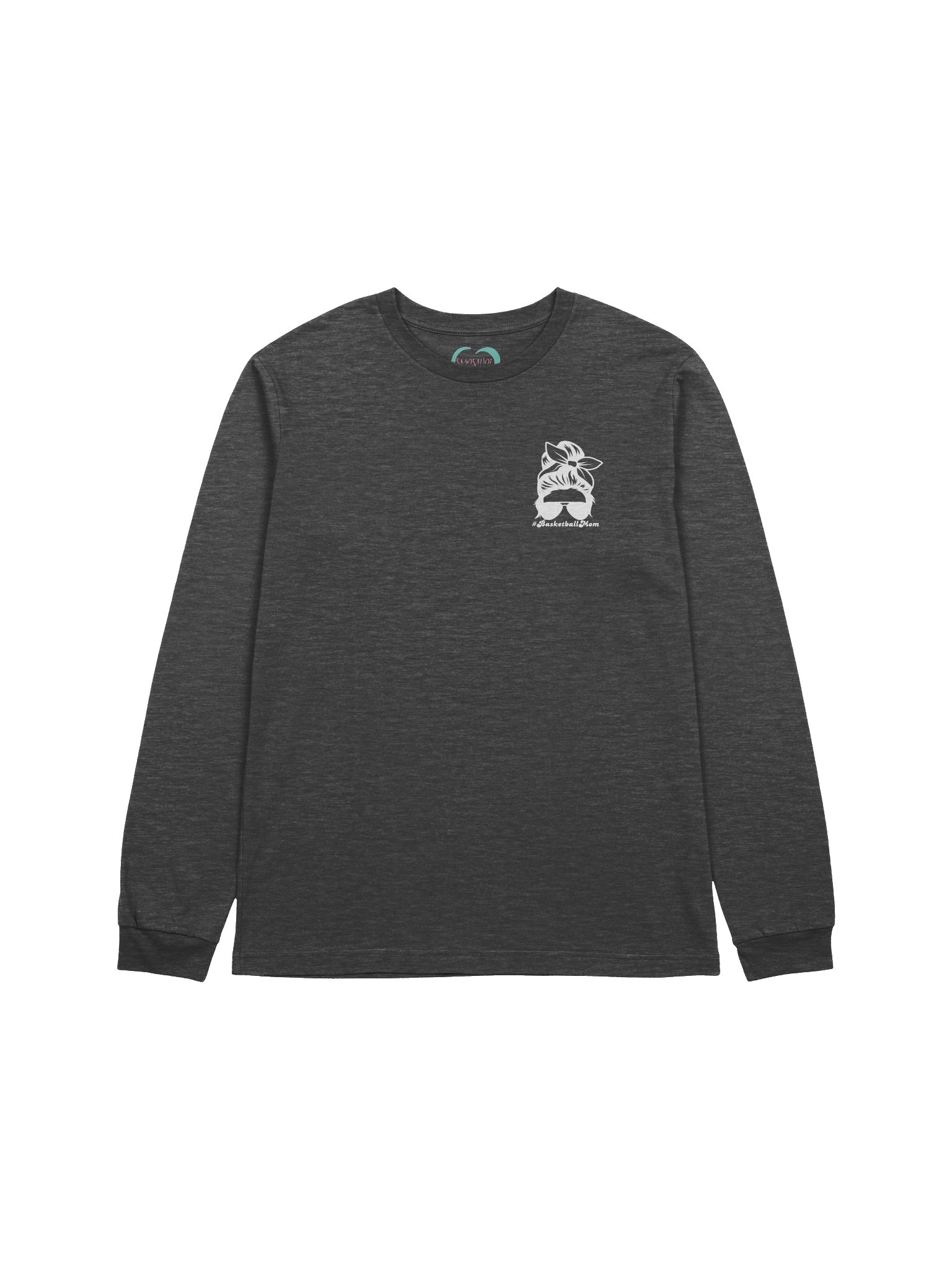 Basketball Mom Long Sleeve Tee -small logo product image (1)