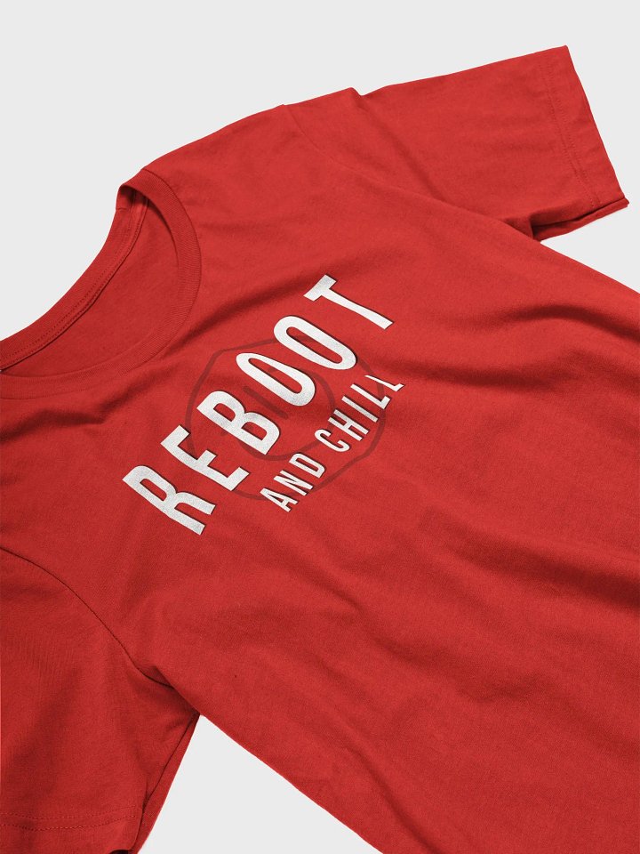 Funny Gaming T-Shirt - Reboot and Chill Gamer & Programmer Tee for Men & Women product image (2)