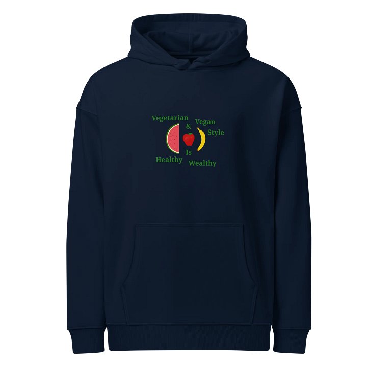 Organic Vegan Fruits Graphic Hoodie product image (1)