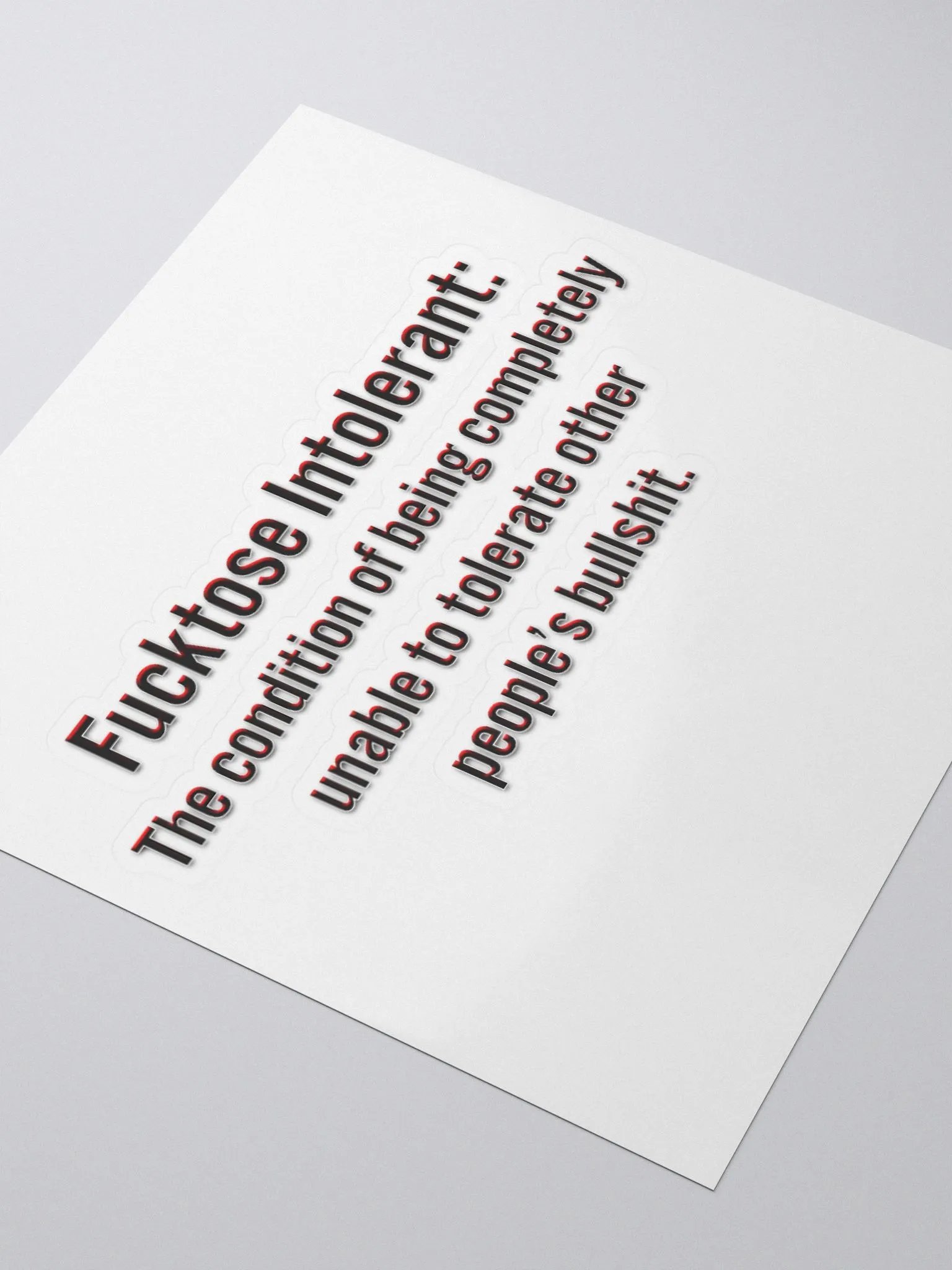 Intolerant - Stickers product image (9)