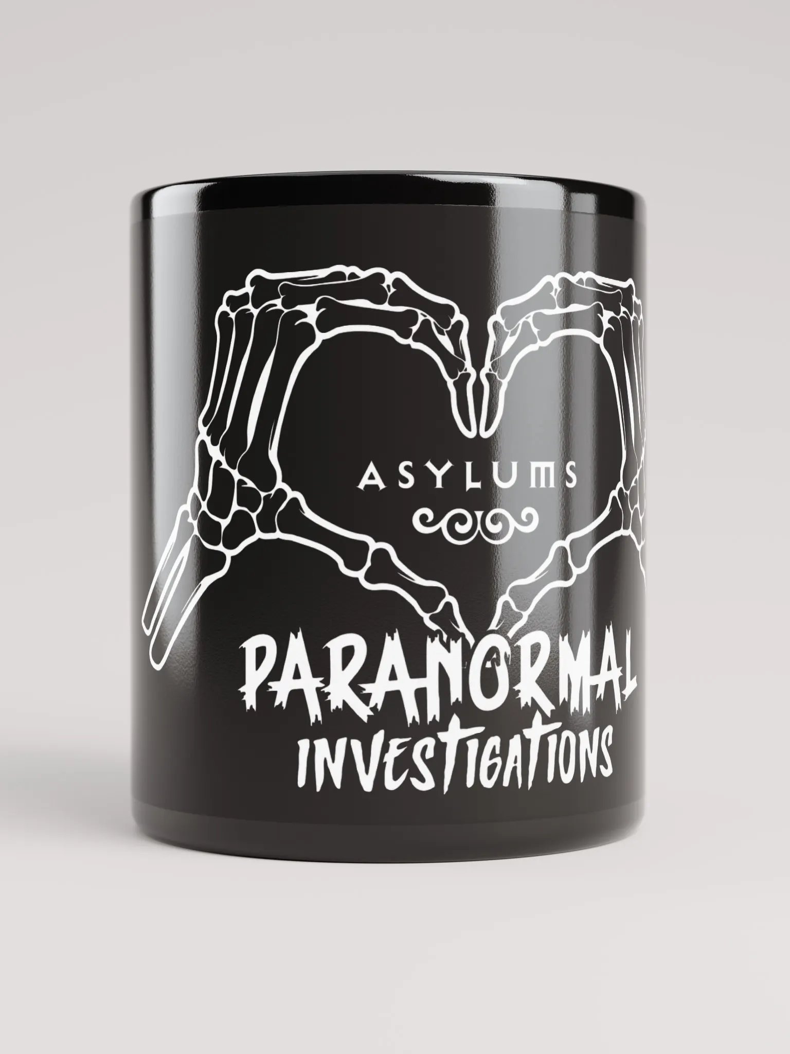 🖤 Asylums Black Glossy Mug product image (1)