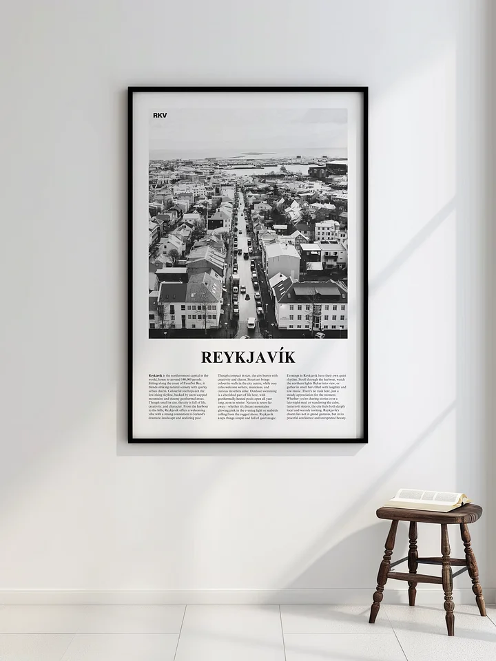 Reykjavik 02 Newspaper Poster product image (2)