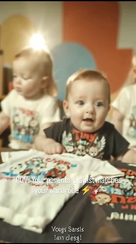 The ultimate alternative look for your little rockstar! ⚡🎸 Watch until the end to see the unboxing of our premium heavy metal...