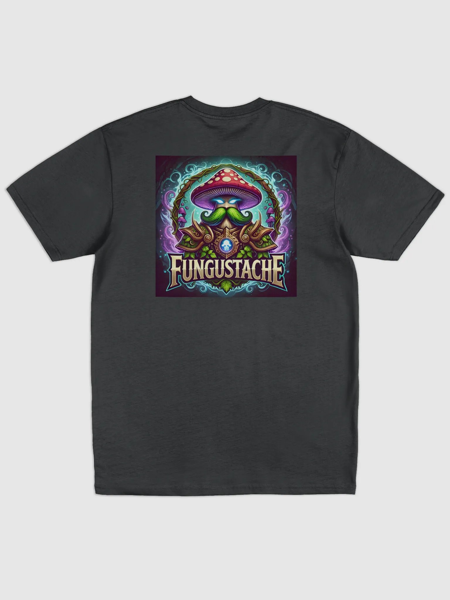 FUNGUSTACHE Front & Back Graphic Tee product image (2)