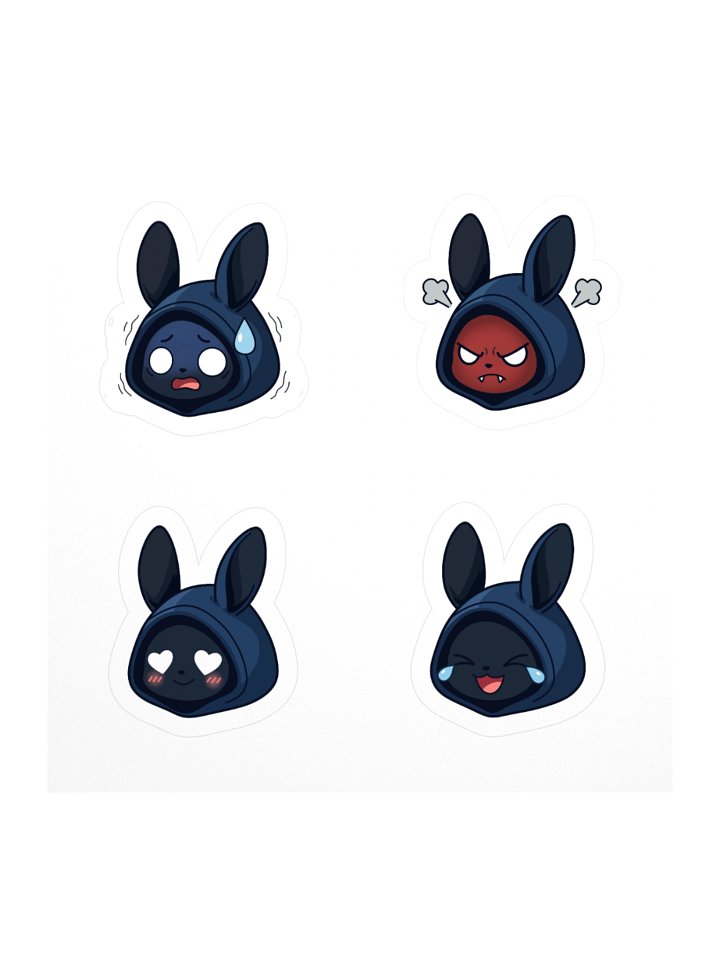 Poochoki Mixed Emotions Emoji Sticker product image (1)